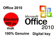 ПК 32 ключевого кода 500 Майкрософт Офис 2010 100% неподдельный язык 64 битов Мулти