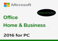 Дом Майкрософт Офис &amp; дело 2016 на 1 сдержанный ПК 32 или сдержанное 64 Windows