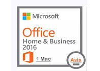 Дом Майкрософт Офис &amp; лицензия дела 2016 ключевая для Mac Азии