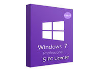 Ключ активации 5 потребителей Windows 7 Pro профессиональный розничный
